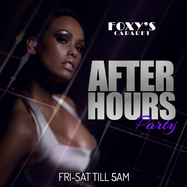 foxys austin strip club after hours flyer